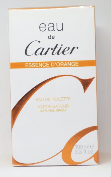 Cartier- Eau de Cartier Essence D'Orange Eau de Toilette Spray 100 ml-Neu-OvP-